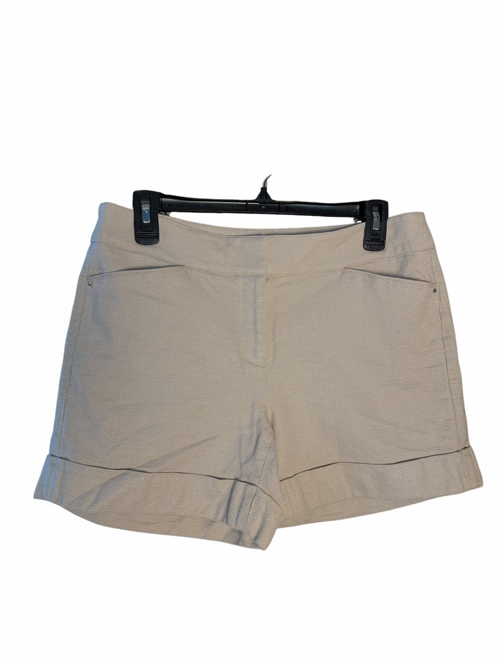 White House Black Market Textured Roll-Hem Shorts